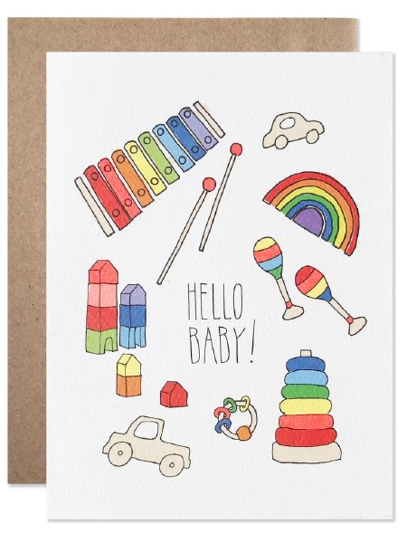 Card Hello Baby