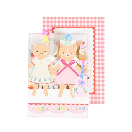 Card Kitten Club Concertina