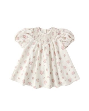 Carina Dress Rose 3-6m