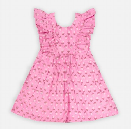 Chloe Dress Pansy 6-12m