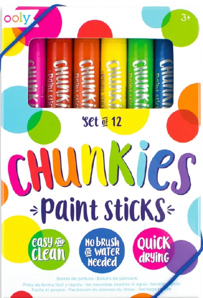 Chunkies Paint Sticks 12 Pack