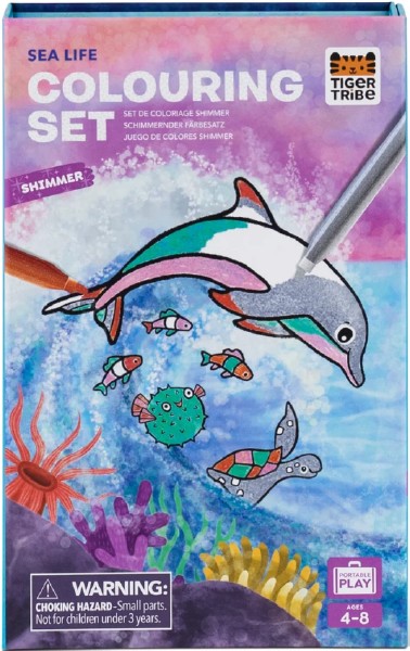 Coloring Set- Shimmer Sea Life