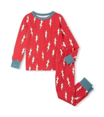 Cool Bolts Pajama Set 2Y
