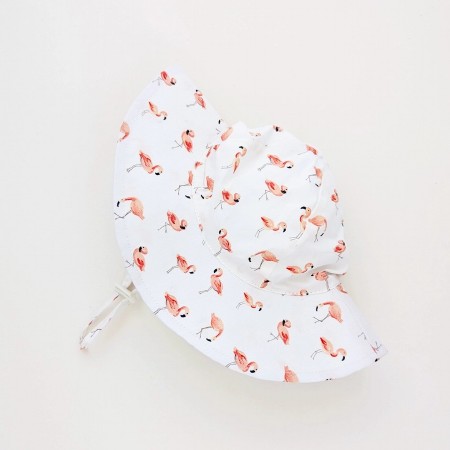 Coral Flamingo Sunhat 0-6m
