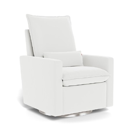 Cortina Recliner White Silver