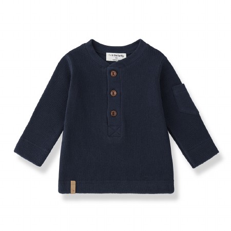 Cuneo Henley Blue 3-6m