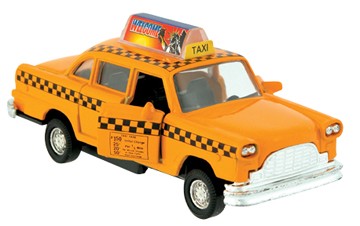 mini taxi cab toys