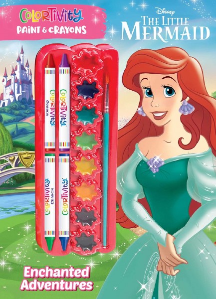 Disney Little Mermaid : Enchanted Adventures : Colortivity Paint &amp; Crayons
