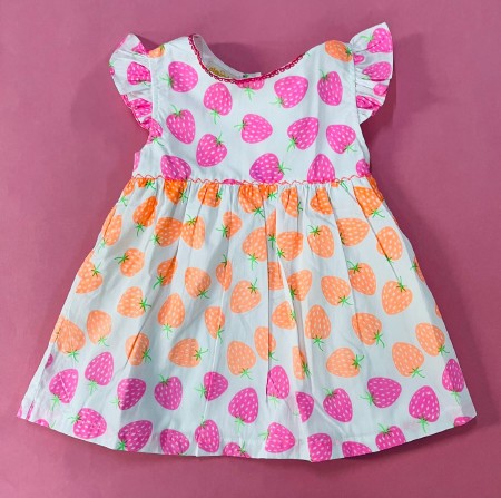 Diva Dress Strawberry 6-12m