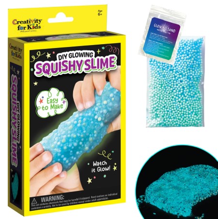 DIY Glowing Squishy Slime