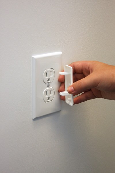 Double Outlet Plug, White-6pk