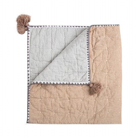 Ezra Copper Quilted Blanket