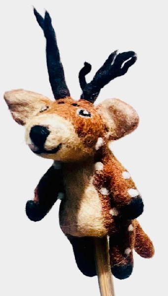 Felt Finger Puppet- Deer