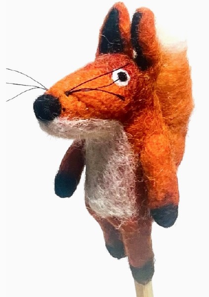 Felt Finger Puppet- Fox
