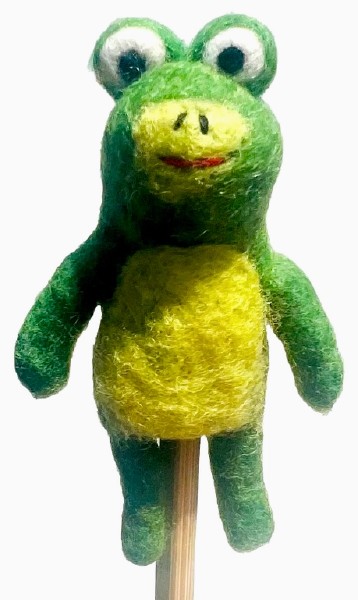 Felt Finger Puppet- Frog