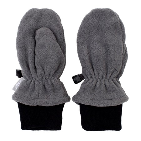 Fleece Mittens Dark Grey 2-5t