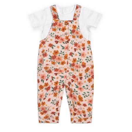 Floral Overall 6-12m