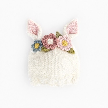 Flower Beanie Multi 0-6m