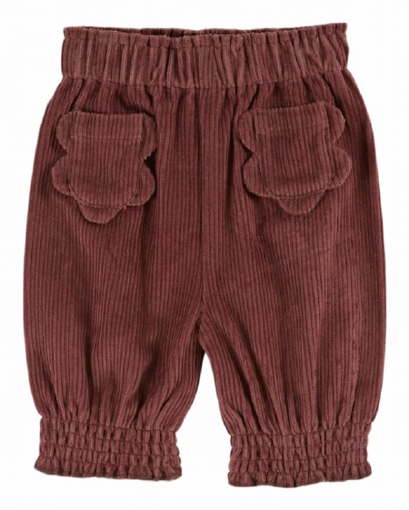 Flower Pocket Pants 3-6m