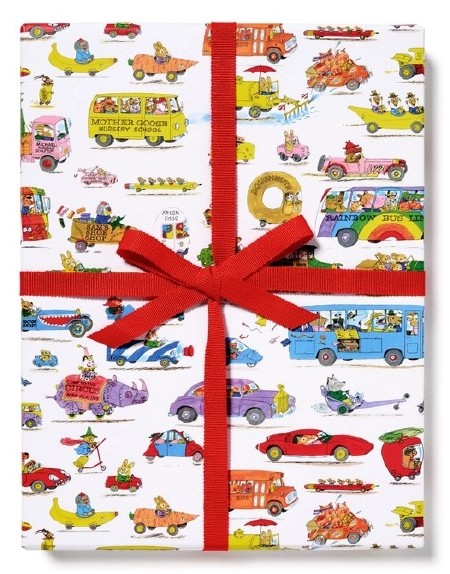 Gift Wrap Roll Sheets Richard Scarry Busytown Cars