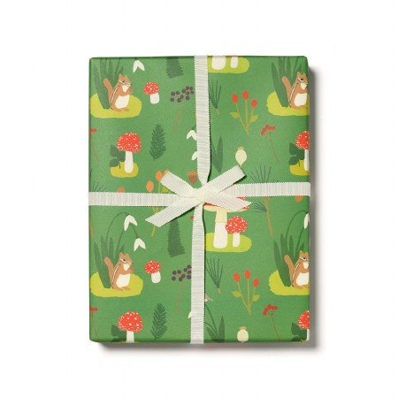 Gift Wrap Roll Sheets Forest Critters