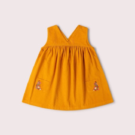 Gold Cord Swing Dress 9-12m