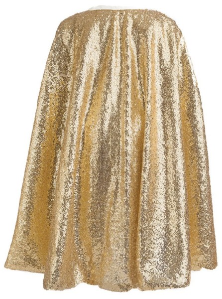 Cape- Gold Sequins 4-6Y