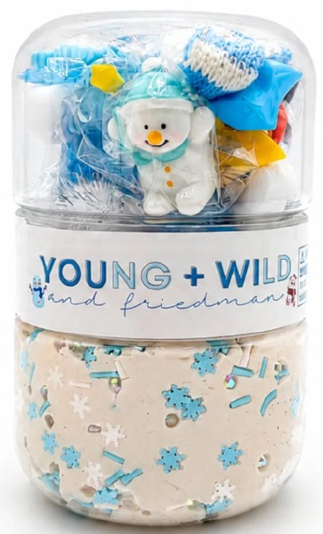 Grab &amp; Go Dough Jar- Snowman