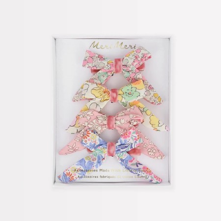 Hair Clips Floral Bows