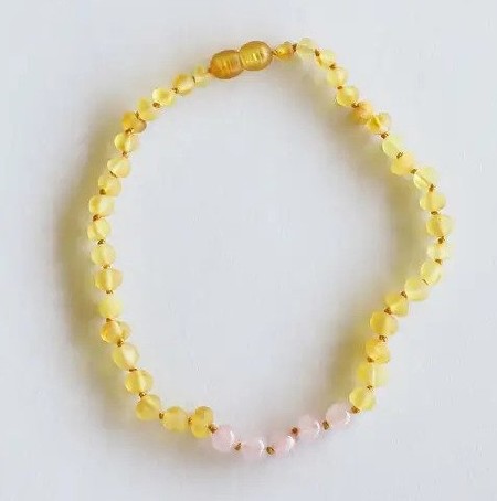 Raw Honey/Rose Quartz 11&quot;