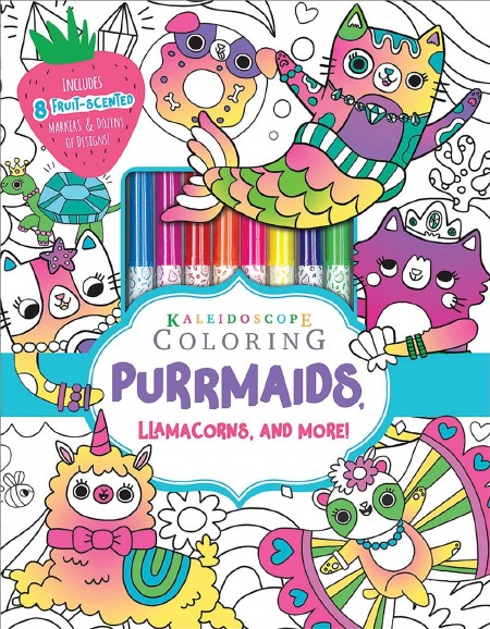 Kaleidoscope Coloring : Purrmaids, Llamacorns, and More!