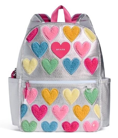 Kane Happy Fuzzy Hearts Backpack