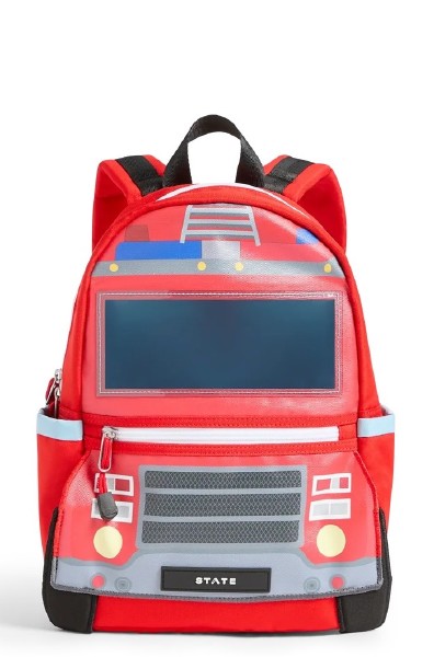 Kane Mini Firetruck Backpack