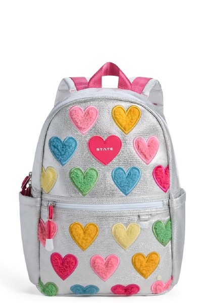 Kane Mini Happy Fuzzy Hearts Backpack