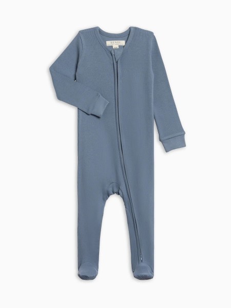 Kit Ribbed Sleeper Sea 6-12m