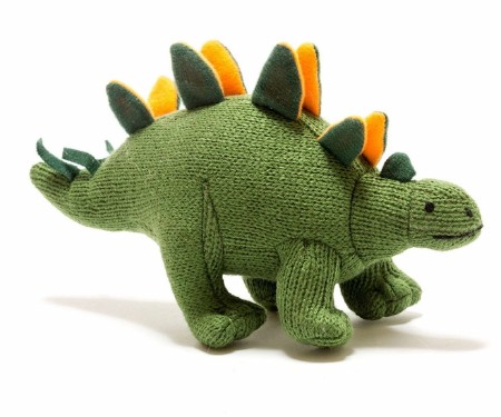 Knitted Rattle Stegosaurus