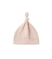 Knotted Hat Melon Stripe 0-6m