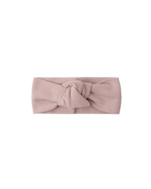 Knotted Headband Mauve 0-12m
