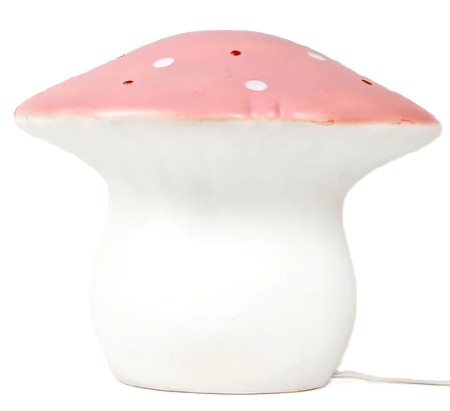 Lamp Mushroom Vintage Pink M