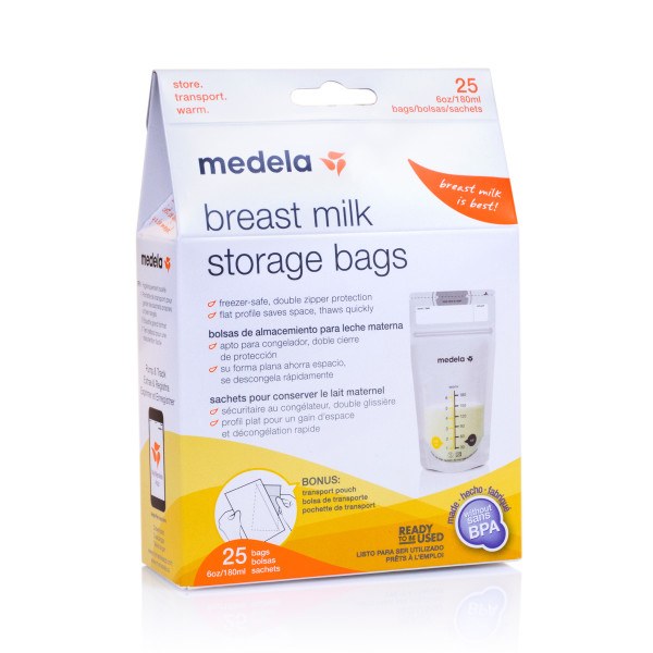 Medela Breast Milk Storage Bags, 50 ct