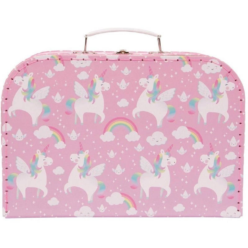 large unicorn suitcase