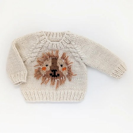 Lion Sweater 6-12m