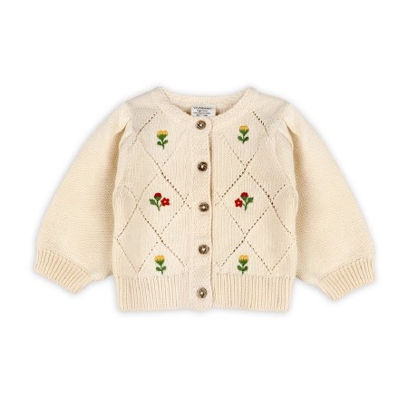 Lisa Embroidery Cardigan 3-6m