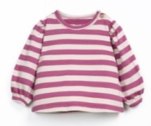 LS Tee Lollipop Stripe 3-6m