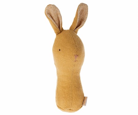 Lullaby Friends Rattle Bunny - Dusty Yellow