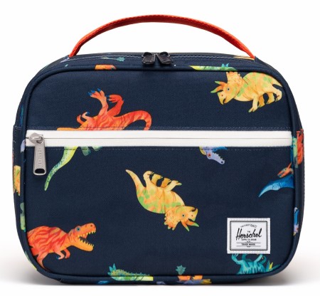 Lunch Box Pop Quiz Watercolour Dinos Darkest Navy