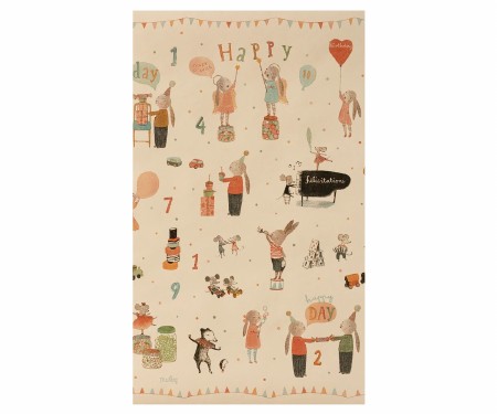 Maileg Gift Wrap Roll Happy Day