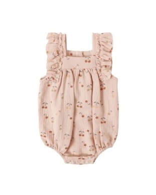 Maya Romper Cherries 3-6m