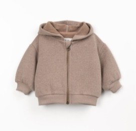 Mocha Fleece Hoodie 3-6m
