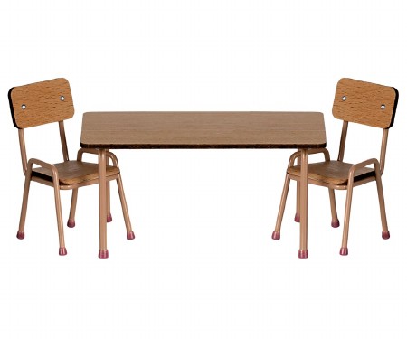 Mouse Table and Chair Set Dark Powder